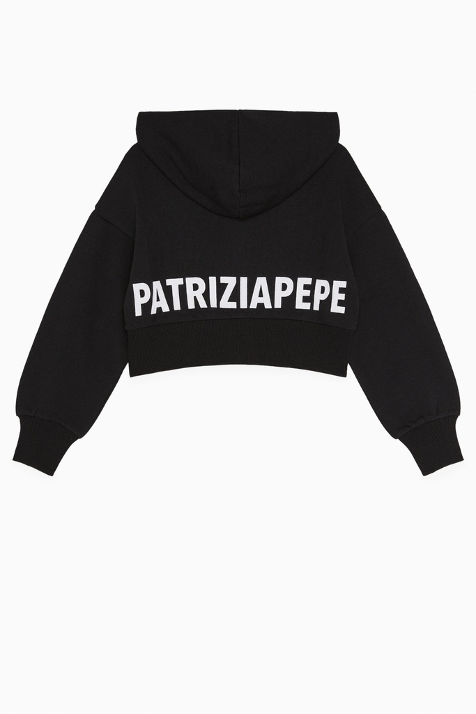 Zwarte Sweater met Rits